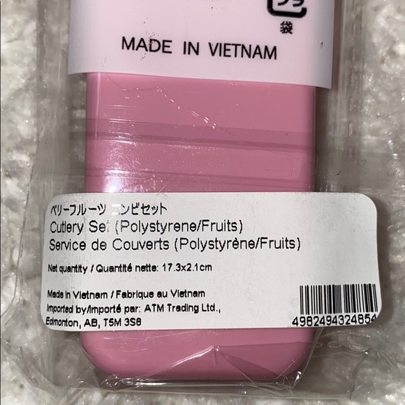 New Jap BerryFruit spoon chopstick cutlery set box - Picture 5 of 8